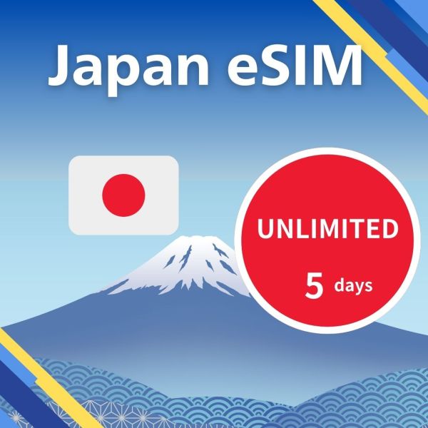 eSIM UNLIMITED data 5 days